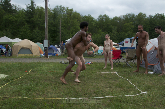 naturist wrestling 0010 FreeForm Festival, Pennsylvania, USA