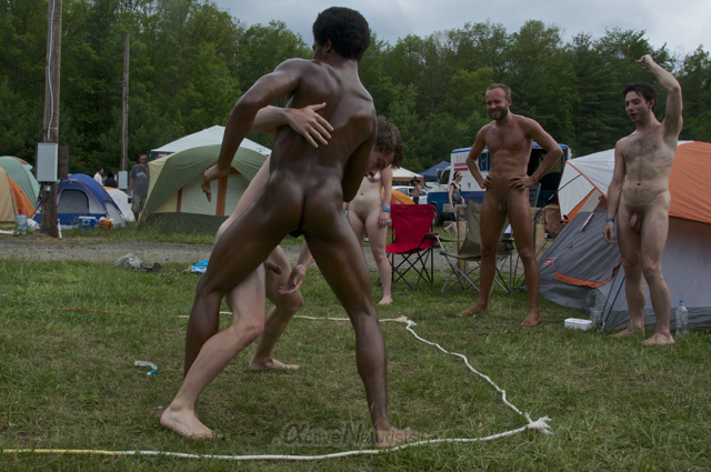 naturist wrestling 0017 FreeForm Festival, Pennsylvania, USA