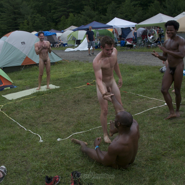naturist wrestling 0080 FreeForm Festival, Pennsylvania, USA