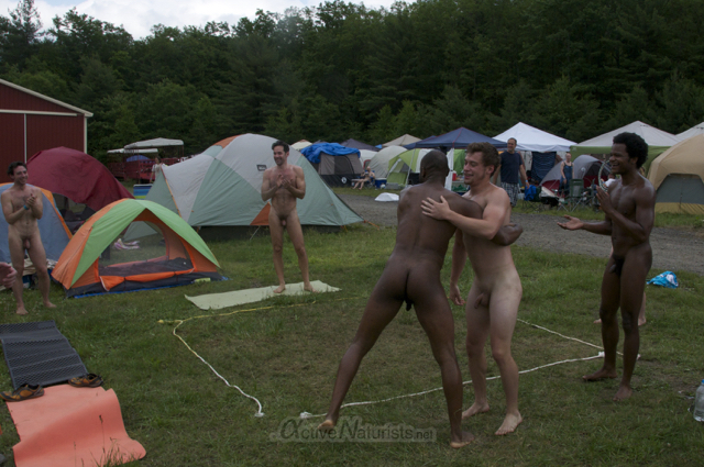 naturist wrestling 0081 FreeForm Festival, Pennsylvania, USA