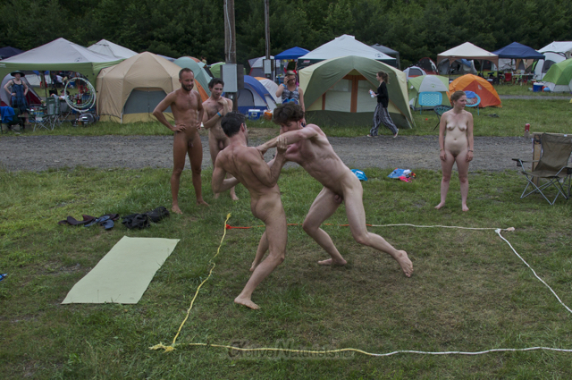 naturist wrestling 0134 FreeForm Festival, Pennsylvania, USA